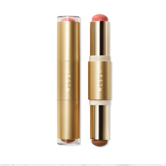 GRAPEFRUIT & CARAMEL | Stila Hydro-Blur Cheek Duo – Blush & Bronze – NWT - Picture 1 of 7